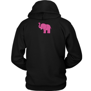 Pink Baby Elephant Hoodie