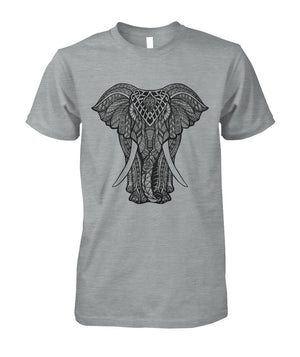Majestic Elephant Tshirt Sport Grey Unisex Cotton Tee