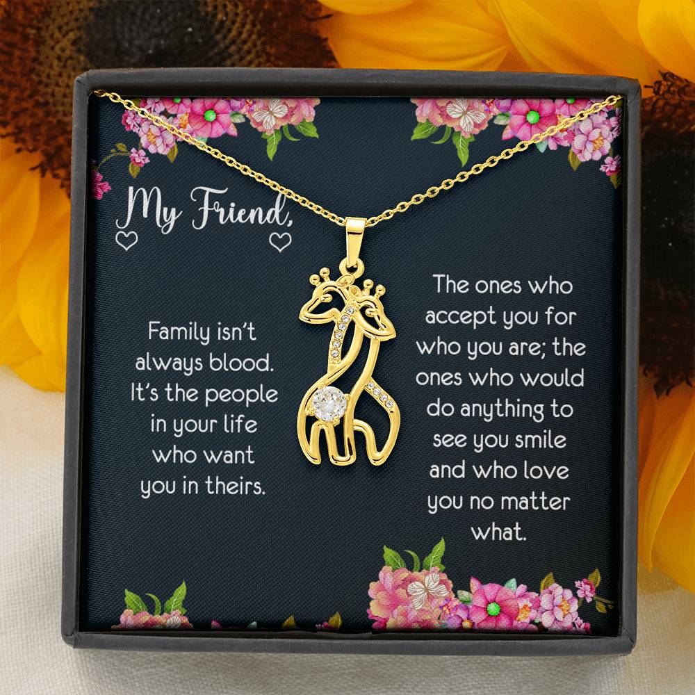 Anavia Best Friend Necklace, Friendship Necklace, Jewelry Gift, Gift for  Friend, Birthday Gift, Christmas Gift for Her, Double Cubes Pendant Necklace  with Wish Card -[1 Silver & 1 Rose Gold] - Walmart.com