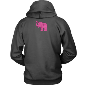 Pink Baby Elephant Hoodie